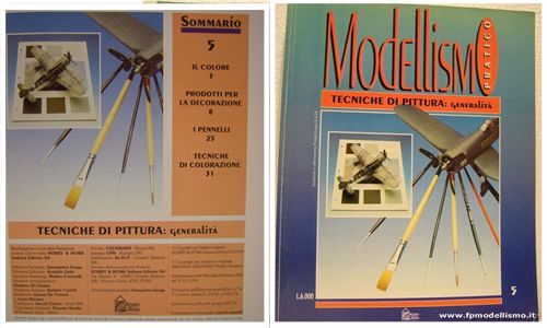 3 Riviste di Modellismo Pratico Tecniche di Pittura, mista e Riproduzione Hobby&Work * Euro 6,00 * 1 Fascicolo Euro 2,00