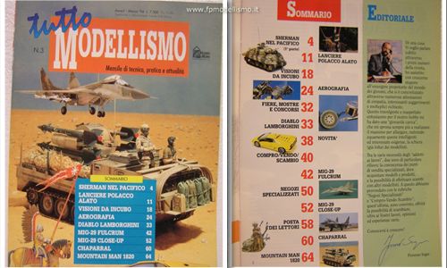 2 Riviste Tutto Modellismo n.3/n.4 Hobby & Work * Euro 3,00 ** 1 Rivista Euro 1,50