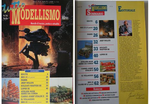 2 Riviste Tutto Modellismo n.16 Aprile 95' + n.17 Maggio 95' Hobby & Work * Euro 3,00 ** 1 Rivista Euro 1,50