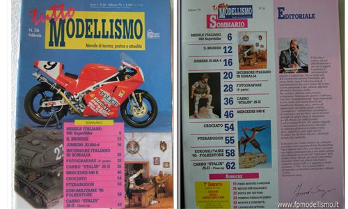 2 Riviste Tutto Modellismo n.26 Febbraio 96' + n.27 Marzo 96' Hobby & Work * Euro 3,00 ** 1 Rivista Euro 1,50