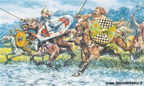 Celtic Cavalry - I Cen. BC in scala 1/72 IT6029 * EURO 10,00 in Kit * Euro 30,00 Costruiti (Iva Incl.)