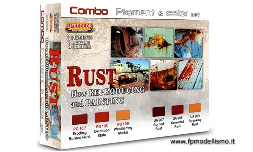 Rust (How Reproducing and Painting) SPG03 Lifecolor * EURO 19,80 (Iva Incl.)