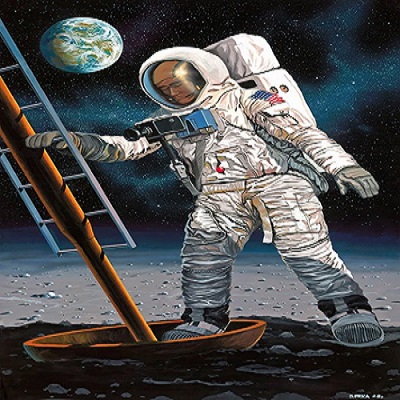 Apollo 11 Astronaut on the Moon 1:8 Revell 03702 * EURO 35,40 in Kit ** Euro 65,40 Costruito (Iva Incl.)