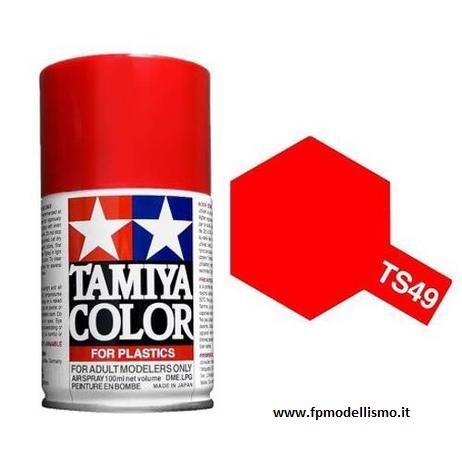 SPRAY Bright Red 100ml. Tamiya TS-49 * EURO 7,90 (Iva Incl.)