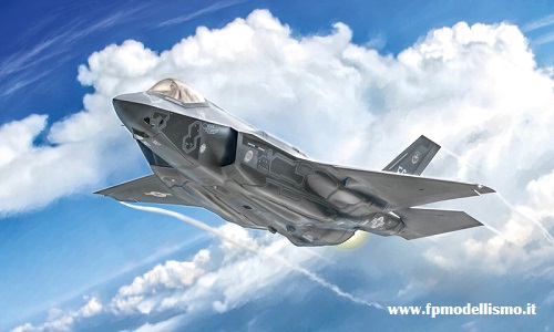 F-35A Lighting II in Scala 1:72 Italeri 1409 * Euro 24,60 in Kit * Euro 64,60 Costruito (Iva Incl.)