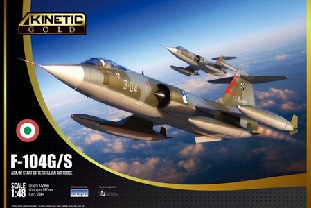 F-104G/S ASA/M Starfighter Italian Air Force in scala 1/48 kinetic 48093 * EURO 54,00 in kit * Euro 134,00 Costruito (Iva Incl.)