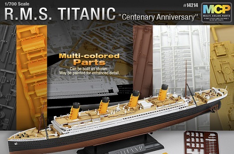 R.M.S. TITANIC [Centenary Anniversary] Scala 1:700 AC14214 * Euro 26,90 in Kit * Euro 86,90 Costruito (Iva Incl.)