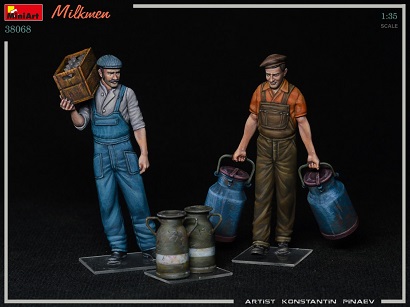 Milkmen (Lattai) scala 1:35 MiniArt 38068 * Euro 14,00 in Kit * Euro 29,00 Costruiti (Iva Incl.)