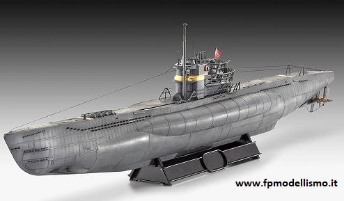 German Submarine TYPE VII C/41 Atlantic Version Scala 1:144 Revell 05100 * EURO 26,70 in Kit * Euro 86,70 Costruito (Iva Incl.)