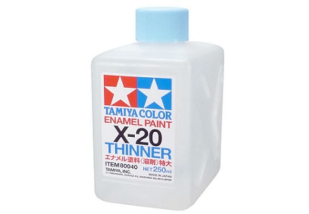 X20 Diluente per smalti e panel line 250 ml. Tamiya 80040 * EURO 8,00 (Iva Incl.)