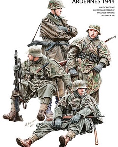 German Tank Riders-Ardennes 1944 Scala 1:35 MiniArt 35411 * Euro 15,00 in Kit * Euro 35,00 Costruiti (Iva Incl.)