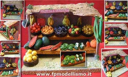 Presepi! Bottega Frutta e Verdura * EURO 15,00 (Iva Incl.) OFFERTA VALIDA fino al 02 Gennaio 2026