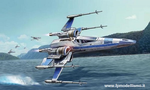OFFERTA: Resistance X-Wing Fighter scala 1:50 Revell 06696 * Euro 30,00 in Kit * Euro 45,00 Costruito (Iva Incl.)