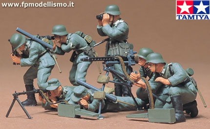 German Machine Gun Troops Scala 1:35 Tamiya 35038 * EURO 
6,40 in Kit * Euro 31,40 Costruiti (Iva Incl.) 