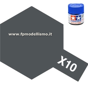 Colore Gun Metal X10 Tamiya 10 ml * EURO 2,85 (Iva Incl.) Disponibilit 7