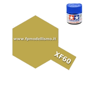 Colore Dark Yellow XF60 Tamiya 10 ml * EURO 2,80 (Iva Incl.) Disponibilità 6