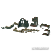 Walls and ruins WW II Muri e Rovine (Set 1) 1:72 Italeri 6087 * Euro 9,50 in Kit * Euro 24,50 Costruiti (Iva Incl.)