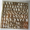 Set Lettere Piccole in Ottone 6 mm. AMATI 5650/01 * EURO 7,50 (Iva Incl.) Disponibilit� 3