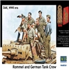 DAK WWII Rommel and German Tank crew 1:35 MB3561 * Euro 15,80 in Kit * Euro 35,80 Costruiti (Iva Incl.)