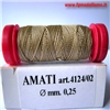 Filo per Manovre Velieri REFE 0,25mm mt20 AMATI 4124/02  * Euro 1,40 (Iva Incl.) Art. Temporaneamente NON Disponibile