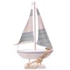 DECORAZIONE IN LEGNO - BARCA 28.5CM - CONCHIGLIE E RETE DA PESCA * EURO 8,00 (Iva Incl.) Altezza Modello: 28.5cm 