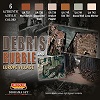 Debris & Rubble Set (This set contains 6 acrylic colors) CS31 Lifecolor * EURO 18,20 (Iva Incl.)