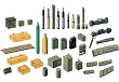 Modern Battle Accessories in scala 1/35 Italeri 6423 * Euro 9,00 in Kit * Euro 29,00 Costruito (Iva Incl.)